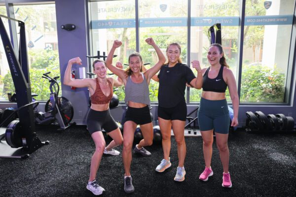 women group smiling